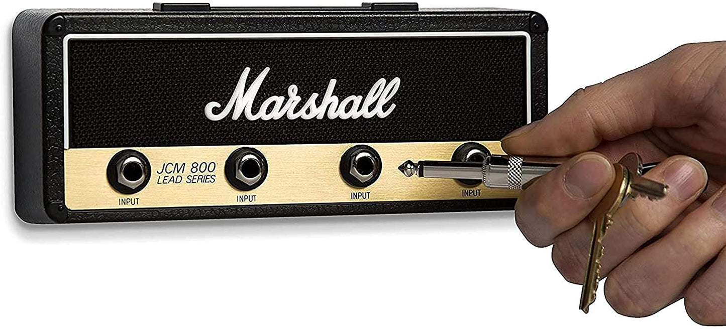 Marshall Schlüsselhalter mit 4 Gitarrensteckern, Wandmontage