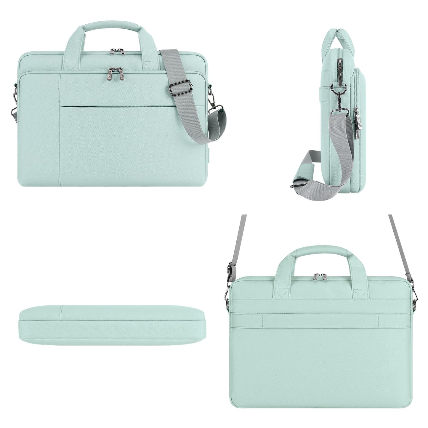 DOMISO Laptoptasche 15,6 Zoll, minzgrün