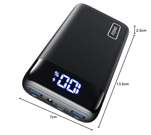 INIU Power Bank 20000mAh, 22.5W Schnellladung, 1x USB-C, 2x USB-A, LED Display, Mini Powerbank für iPhone, Samsung, iPad, Outdoor