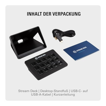 Elgato Stream Deck MK.2 Studio-Controller mit 15 Makrotasten für Mac & PC