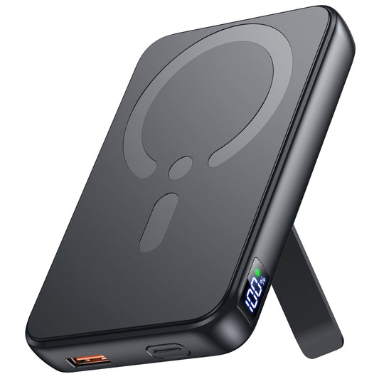 MagSafe Powerbank, 12000mAh, 22.5W, kabellos & USB-C/A, mit LED-Anzeige, für iPhone