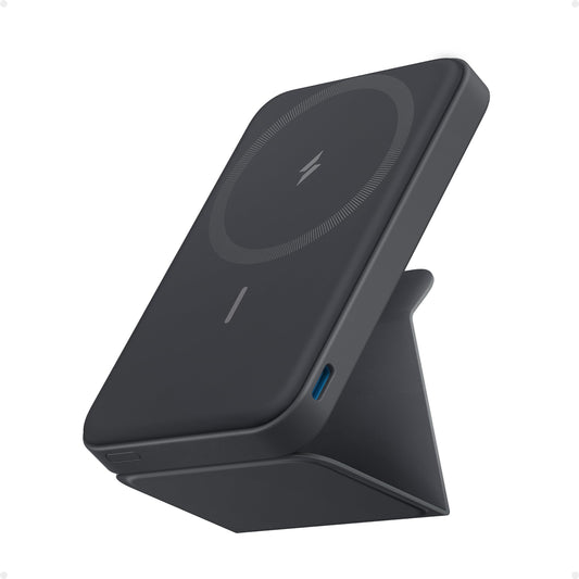 Anker 622 MagGo MagSafe Powerbank, 5000mAh, mit klappbarem Standfuß, USB-C, Interstellar