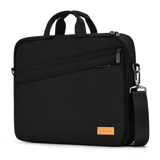 Bagasin Laptoptasche für 16 Zoll, erweiterbar & wasserdicht, mit Schultergurt