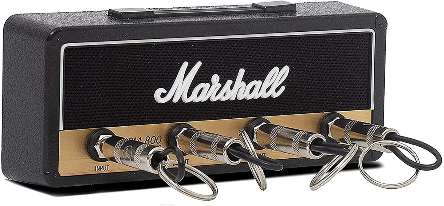 Marshall Schlüsselhalter mit 4 Gitarrensteckern, Wandmontage
