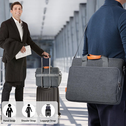 Bagasin Laptoptasche für 16 Zoll, erweiterbar & wasserdicht, mit Schultergurt