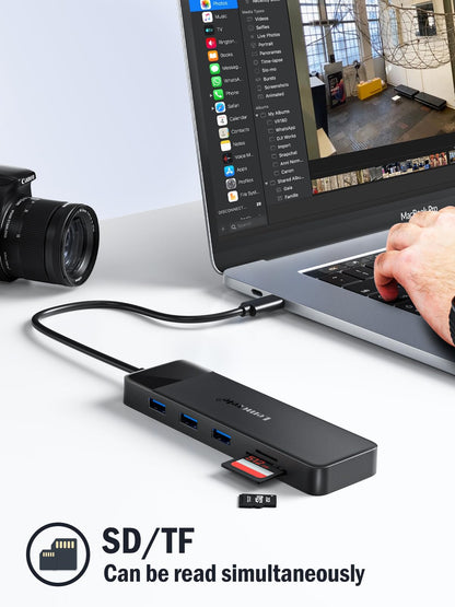 Lemorele 11-in-1 USB-C Dockingstation, Triple-Display, Dual 4K HDMI, 100W PD