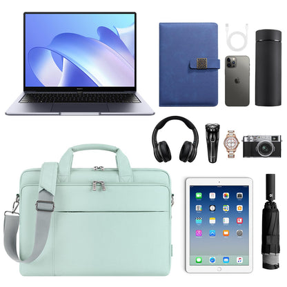 DOMISO Laptoptasche 15,6 Zoll, minzgrün