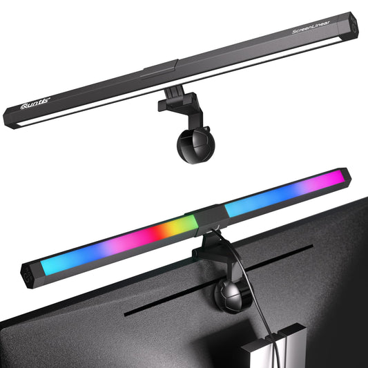 Quntis 40cm Monitor Light Bar mit RGB Hintergrundbeleuchtung, Touch-Steuerung & Anti-Blaulicht