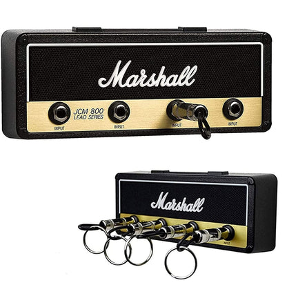 Marshall Schlüsselhalter mit 4 Gitarrensteckern, Wandmontage