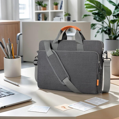 Bagasin Laptoptasche für 16 Zoll, erweiterbar & wasserdicht, mit Schultergurt