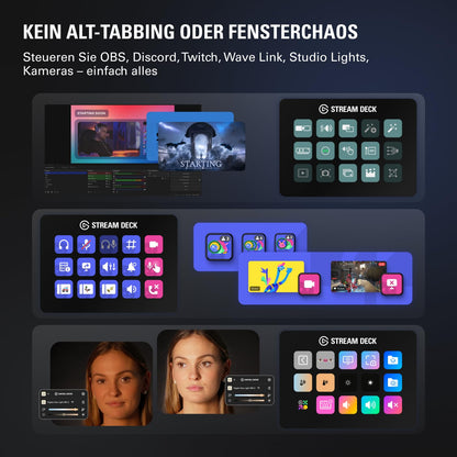 Elgato Stream Deck MK.2 Studio-Controller mit 15 Makrotasten für Mac & PC