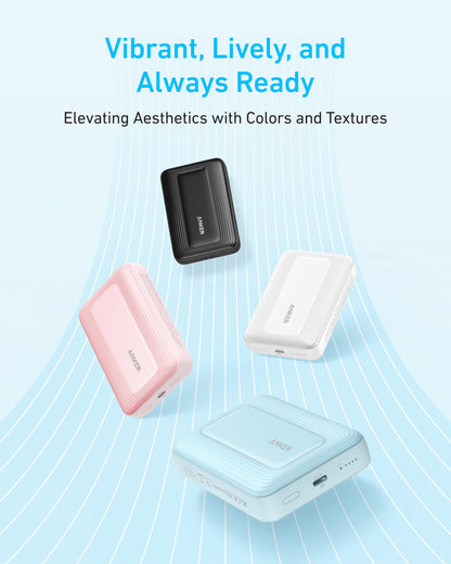 Anker Zolo Magnetische Powerbank, 10000mAh, 30W Schnellladen, kabellos, für iPhone & AirPods