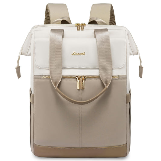 LOVEVOOK Damen Laptop Rucksack 15,6 Zoll, 2in1 Wasserdicht, elegant, für Uni & Büro